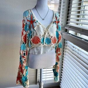 Beachy Crochet Cardigan